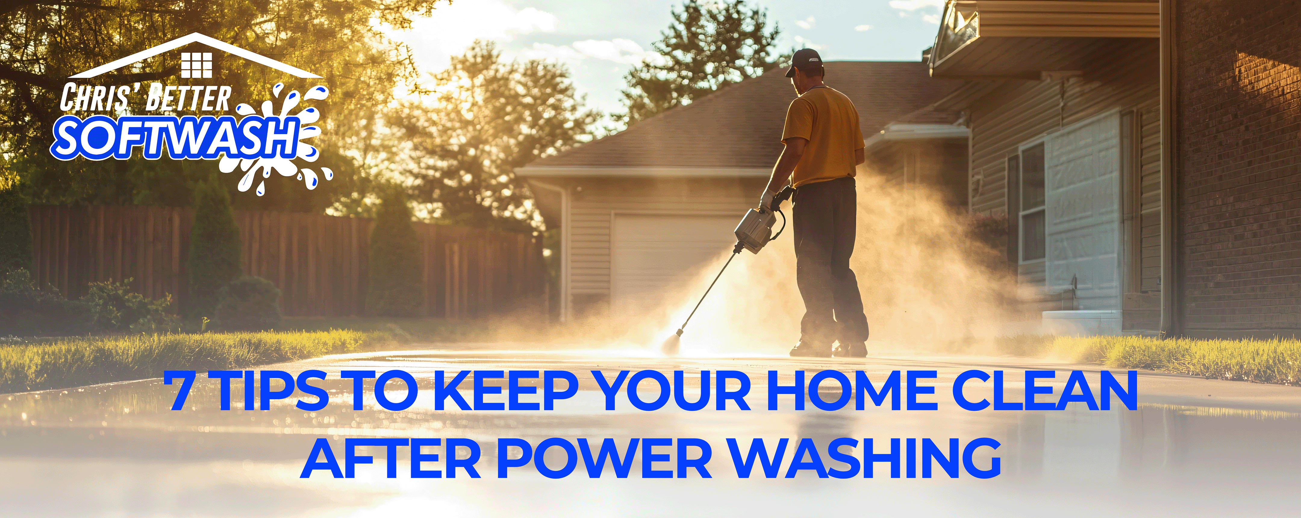 7 Tips To Keep Your Home Clean After Pressure Washing
