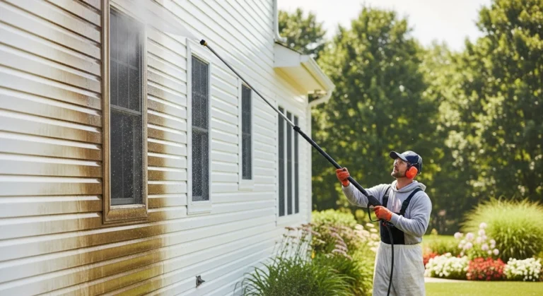 Pressure Washing Siding for a Healthier Living Space